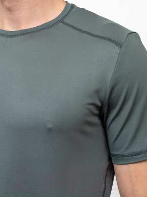 Изображение товара Футболка Mark Formelle 111783 (р.108-170/176, еловый серый/печать)