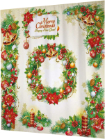 

Шторы JoyArty, Новогодние венки / p_37073