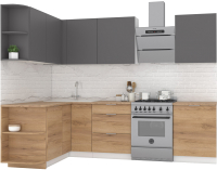 

Готовая кухня, Микс Топ-16 2.1x1.6м левая
