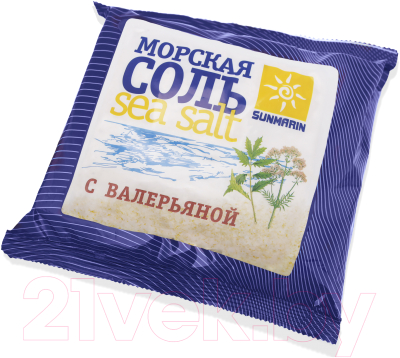 Соль для ванны Medicalfort Морская с эфирным маслом валерьяны (1кг)