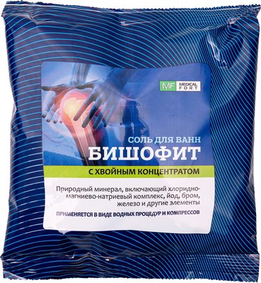

Соль для ванны, Бишофит с хвойным концентратом