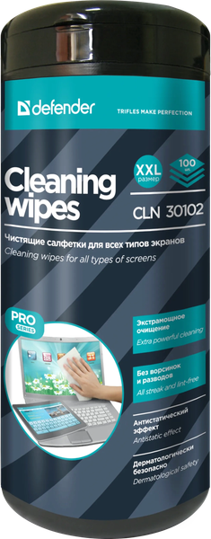 Салфетки для ухода за техникой Defender CLN30102 