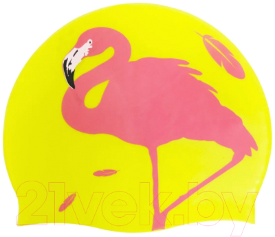 Шапочка для плавания Elous Фламинго EL008 (желтый)