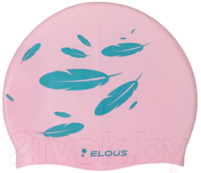 Шапочка для плавания Elous Фламинго EL008  (розовый)