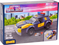 

Конструктор инерционный Edukie, Машина полиция / L485-Н26734-EК1105