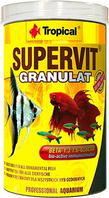 Корм для рыб TROPICAL Supervit Granulat / 60413 (100мл)