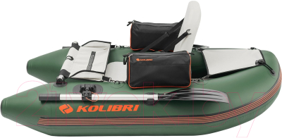 Надувная лодка Kolibri K-180F (Air-Deck, зеленый)