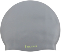 Шапочка для плавания Elous Big EL001 (серый) - 