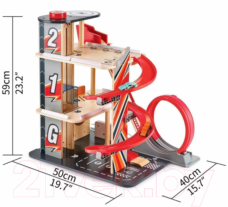 Паркинг игрушечный Hape Для трюков / E3019_HP