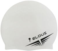 Шапочка для плавания Elous EL005 (белый) - 
