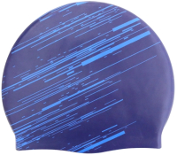 Шапочка для плавания Elous Штрихи EL010 (синий) - 
