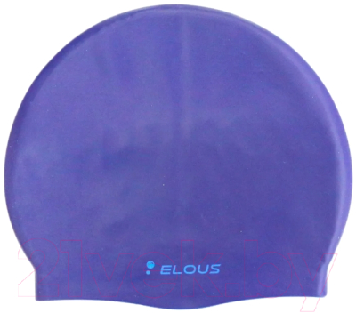 Шапочка для плавания Elous Штрихи EL010 (синий)