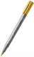 Маркер перманентный Staedtler Мetallic с кисточкой / 8321-11 (золото) - 