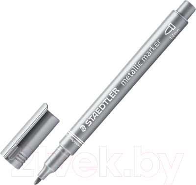 Маркер перманентный Staedtler Мetallic / 8323-81 (серебристый)