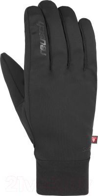 Перчатки лыжные Reusch Walk Touch-Tec / 4805101-7711 (р-р 9.5, Black/Grey Alpine Melange Inch)