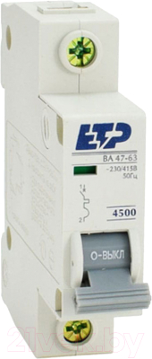 Выключатель автоматический ETP ВА 47-63 1P 25А (B) / 11139