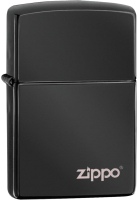 Зажигалка Zippo Classic с логотипом / 24756ZL (черный) - 