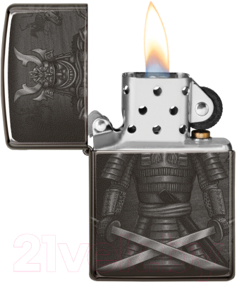Зажигалка Zippo Knight Fight Design / 49292 (черный)