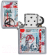 Миниатюра изображения товара Зажигалка Zippo Anarchy Design / 49662 (серебристый матовый)