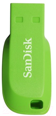 Usb flash накопитель SanDisk Cruzer Blade Electric Green 16GB (SDCZ50C-016G-B35GE)