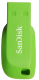 Usb flash накопитель SanDisk Cruzer Blade Electric Green 16GB (SDCZ50C-016G-B35GE) - 