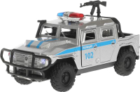 Автомобиль игрушечный Технопарк АМН ВПК Полиция / AMNPICKUP-12SL-POL-GY - 