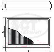 Топливный фильтр SCT ST6004