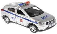 Автомобиль игрушечный Технопарк Hyundai Creta Полиция / CRETA-P-SL - 