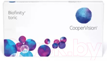 Изображение товара Контактная линза Biofinity AST Sph+0.50 CYL-1.25 ax180 R8.7