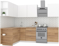 

Готовая кухня, Микс Топ-19 2.1x1.7м левая