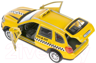 Автомобиль игрушечный Технопарк Lada Granta Cross 2019 Такси / GRANTACRS-12SLTAX-YE