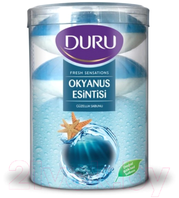 Набор мыла Duru Fresh Sensations Туалетное мыло Океанский бриз (4x100г)