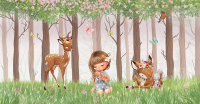 

Фотообои бесшовные Citydecor, Magic Forest 2