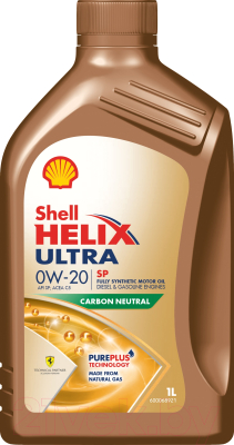Моторное масло Shell Helix Ultra SP 0W20 (1л)