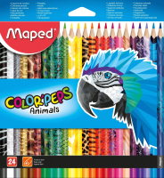 Набор цветных карандашей Maped Color' Peps Animal / 832224 (24шт) - 