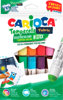 Гелевые мелки Carioca Temperello Fabric / 42324 (10шт) - 