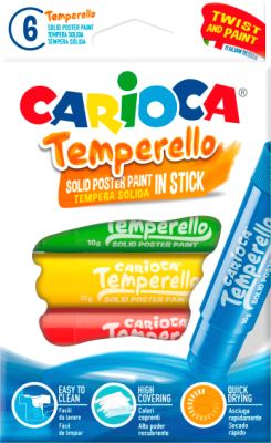 Гелевые мелки Carioca Temperello / 42739 (6шт)