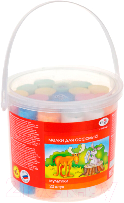 Изображение товара Набор мела канцелярского ГАММА Мультики / 1704194 (20шт)