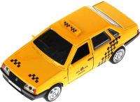 Автомобиль игрушечный Технопарк ВАЗ-21099 Спутник Такси / 21099-12TAX-YE (желтый) - 