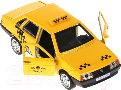 Автомобиль игрушечный Технопарк ВАЗ-21099 Спутник Такси / 21099-12TAX-YE (желтый)
