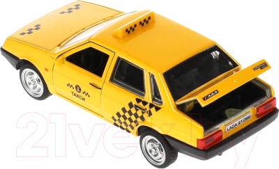 Автомобиль игрушечный Технопарк ВАЗ-21099 Спутник Такси / 21099-12TAX-YE (желтый)