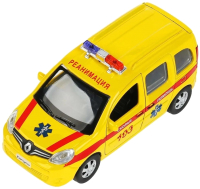 Автомобиль игрушечный Технопарк Renault Kangoo Реанимация / KANGOO-12AMB-YE (желтый) - 