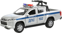 Автомобиль игрушечный Технопарк Mitsubishi L200 Pickup Полиция / L200-12POL-ARMSR - 