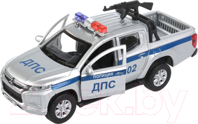 Автомобиль игрушечный Технопарк Mitsubishi L200 Pickup Полиция / L200-12POL-ARMSR