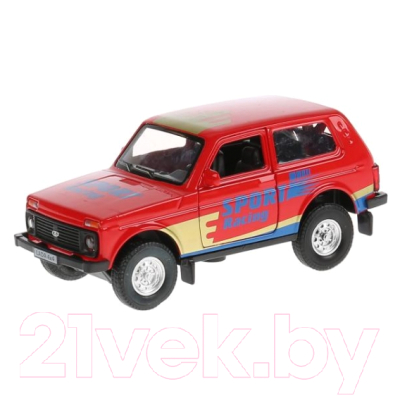Автомобиль игрушечный Технопарк Lada 4x4 Спорт / LADA4X4-S (красный)
