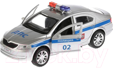 Автомобиль игрушечный Технопарк Skoda Octavia Полиция / OCTAVIA-P
