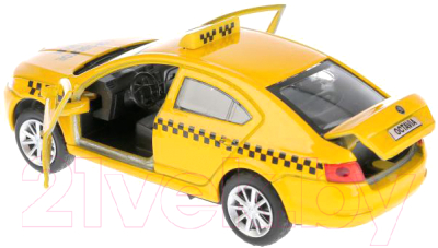 Автомобиль игрушечный Технопарк Skoda Octavia Такси / OCTAVIA-T