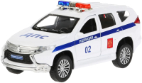 Автомобиль игрушечный Технопарк Mitsubishi Pajero Sport Полиция / PAJEROS-12POL-WH (белый) - 