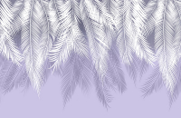 Фотообои листовые Citydecor Пальмовые листья (400x260, пурпурный) - 