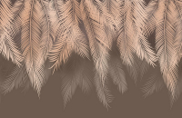 Фотообои листовые Citydecor Пальмовые листья (400x260, с оттенком бежевый) - 